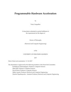 Programmable Hardware Acceleration