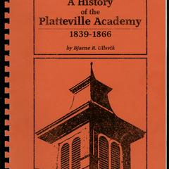 A history of the Platteville Academy, 1839-1866