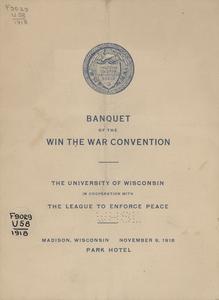 Win the War Convention program