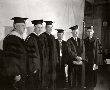 President E. B. Fred at Commencement
