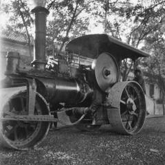 Steam roller.