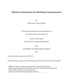 Efficient Architectures for Multichip Communication