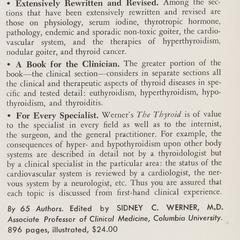 Werner's The Thyroid advertisement