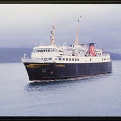 The ferryboat Caledonia in the Sound of Mull