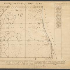[Public Land Survey System map: Wisconsin Township 21 North, Range 24 East]