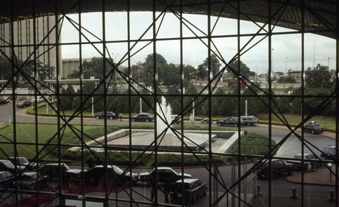 Conference center window