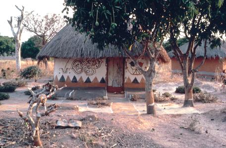 Decorated Village House