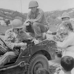 "Boys on jeep"