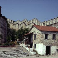 East wing and ramparts at Xenophontos