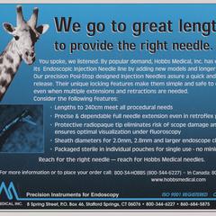 Endoscopic Injection Needle advertisement