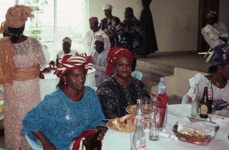 Nike (Komolafe) Afolabi and friend at luncheon