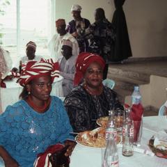 Nike (Komolafe) Afolabi and friend at luncheon