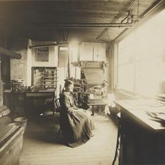 Printing office of the New Glarus Post