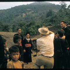 JMH taking pictures in Hmong village