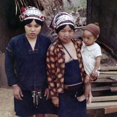 Akha women at the village of Phate in Houa Khong Province