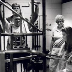 Students working out, UW Fond du Lac