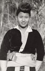 A White Hmong woman in Houa Khong Province