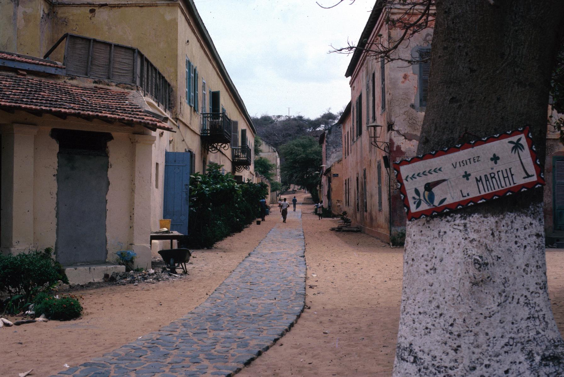 Alley and Buildings on Gorée Island