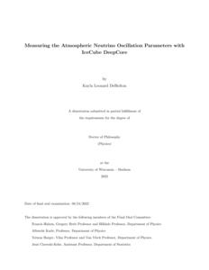 Measuring the Atmospheric Neutrino Oscillation Parameters with IceCube DeepCore