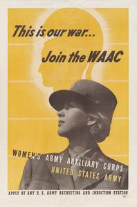 'This is our war' WAAC poster
