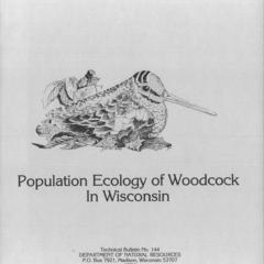 Population ecology of woodcock in Wisconsin