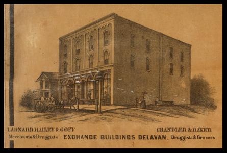 Exchange buildings Delavan