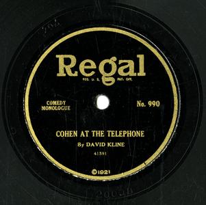 Cohen at the telephone