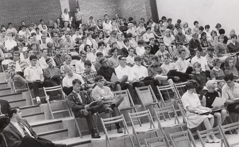 Student orientation, Janesville, 1966