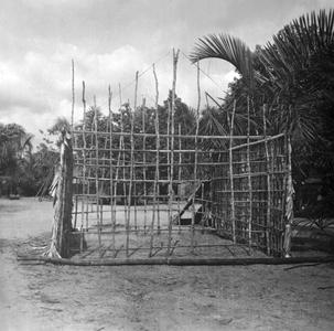 Frame of a House Under Construction