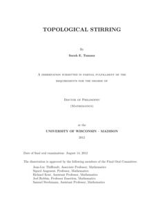 Topological Stirring