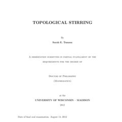Topological Stirring