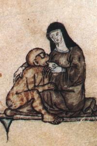 Nun Suckling a Monkey