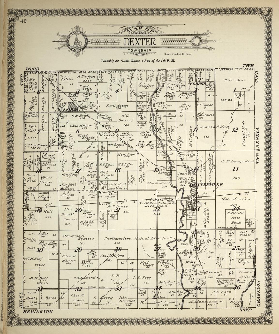 Standard atlas of Wood County, Wisconsin including a plat book of the ...