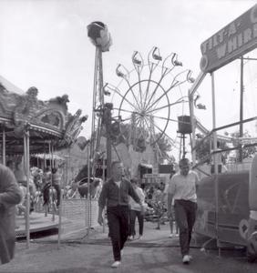 Midway rides at the State Fair