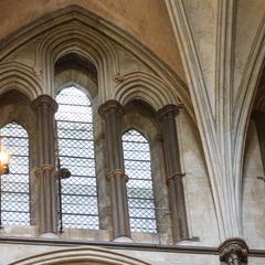 Salisbury Cathedral nave clerestory