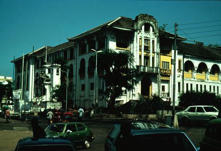 The Police Headquarters in Freetown