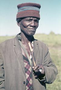 People of South Africa : man with pipe