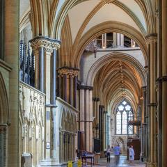 Lincoln Cathedral north choir aisle