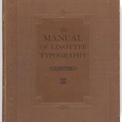 The manual of linotype typography