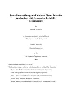 Fault-Tolerant Integrated Modular Motor Drive for Applications with Demanding Reliability Requirements