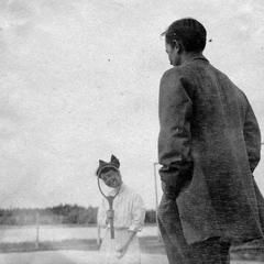 Marion and Aldo playing tennis, "a tournament in flirtations"