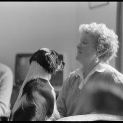 Betsy and Bryce Whyte at their home in Montrose, Angus, with their pet dog