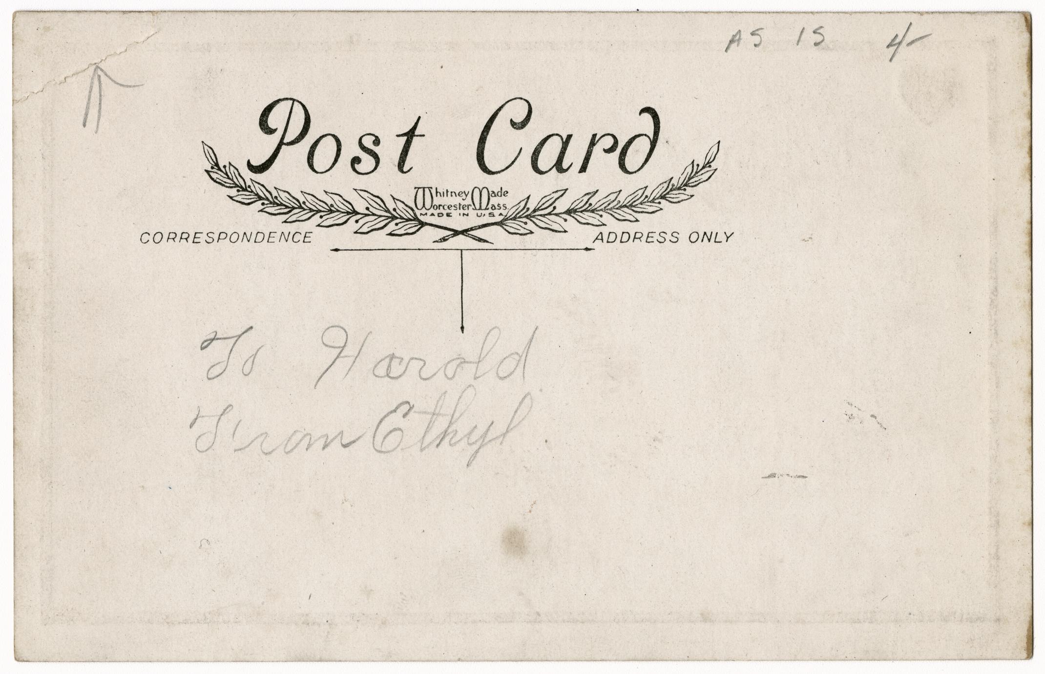 My valentine, suffrage postcard (2 of 2)