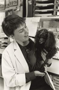 A.J. Marlar and dog