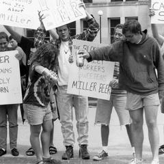 Miller beer protest