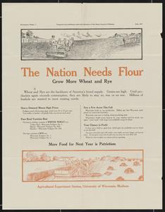 "The Nation Needs Flour"