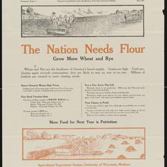"The Nation Needs Flour"