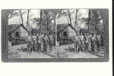 Group of teenage Filipino boys at the St. Louis Exposition