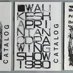 Waukesha National Print and Drawing Show catalogs, 1979-1981
