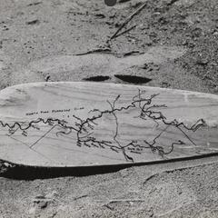 Canoe paddle map